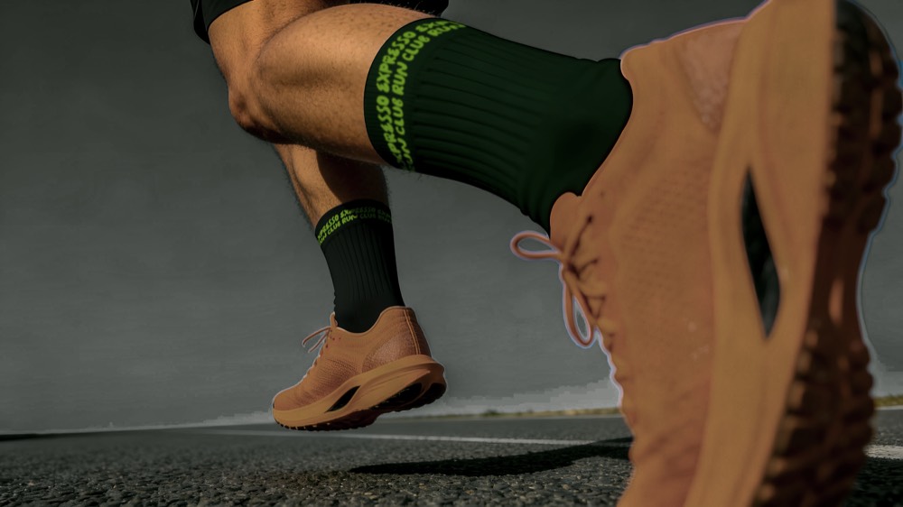 Expresso Run Club running socks