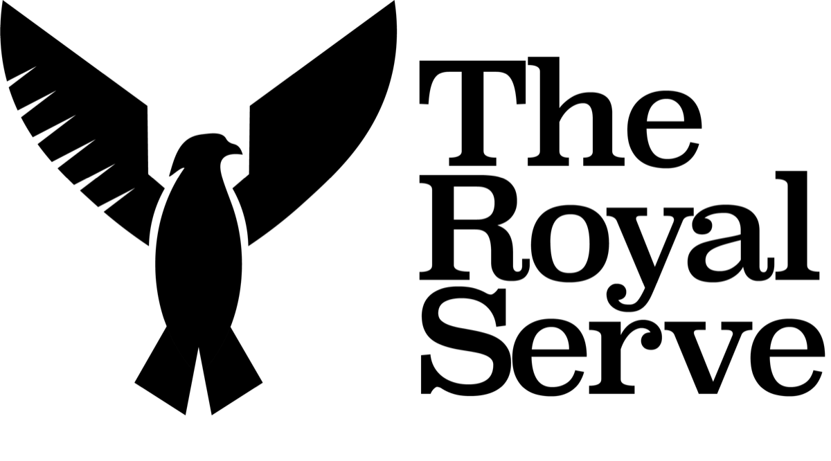 The Royal Serve eagle logo and wordmark