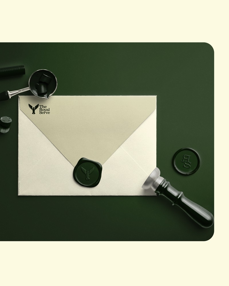 The Royal Serve stationery and membership applications