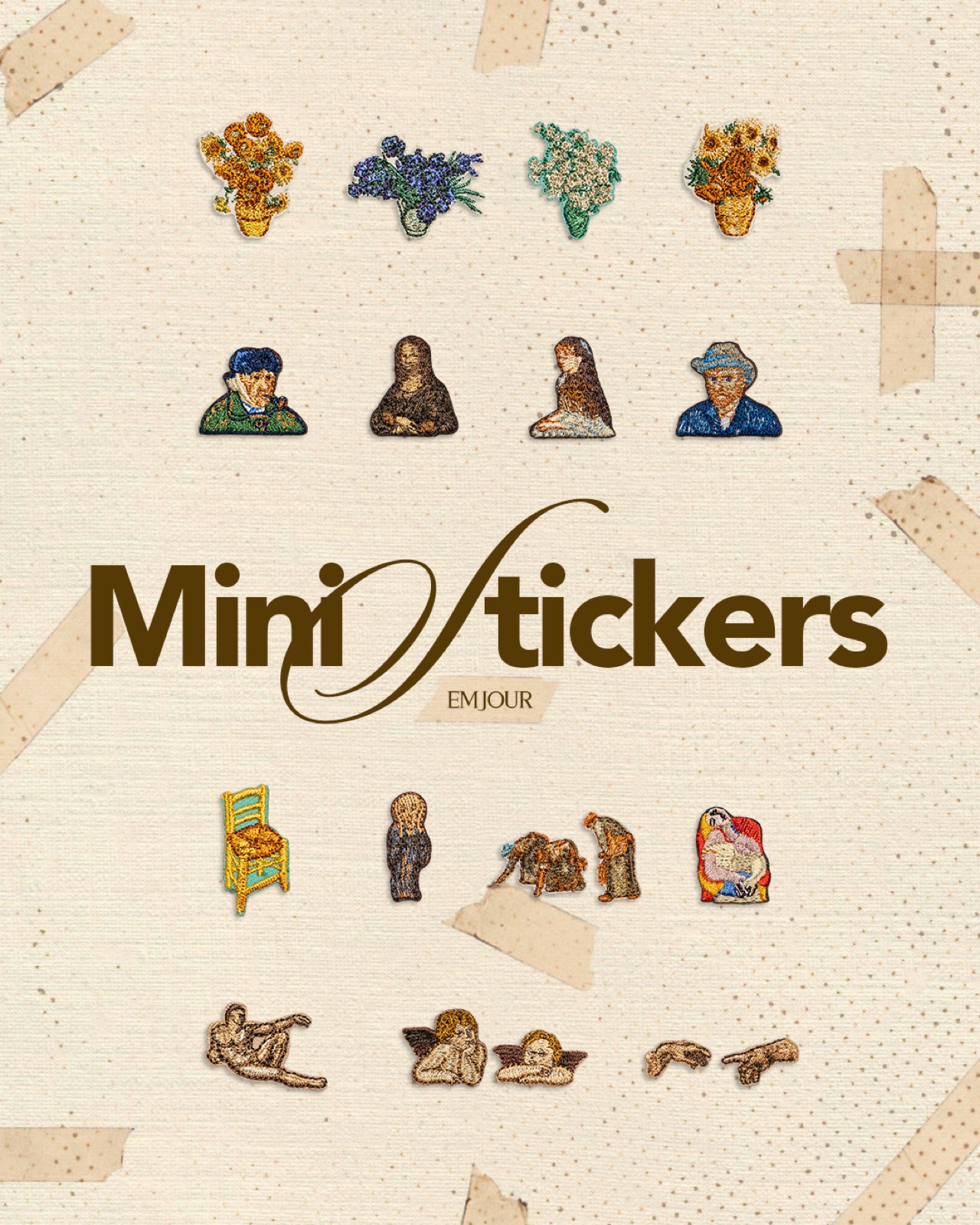 EMJOUR mini sticker product graphic