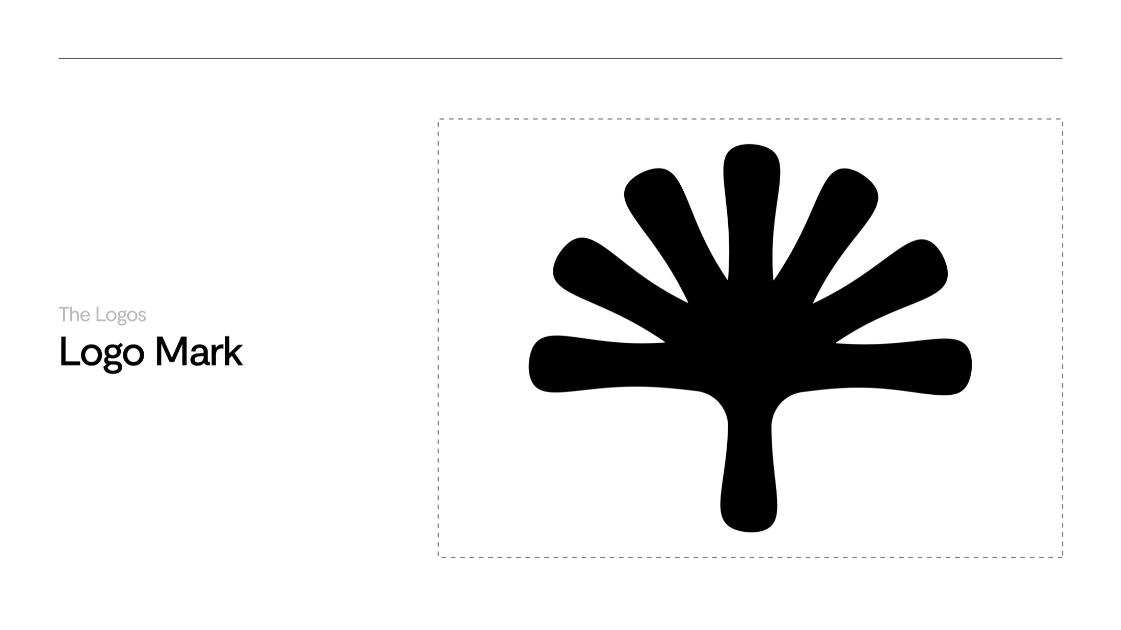 Plants Cafe visual identity presentation showing the tree-shaped logo mark