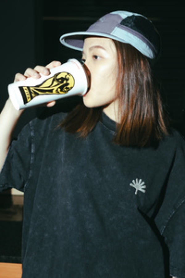 Plants Cafe branded shirt portrait